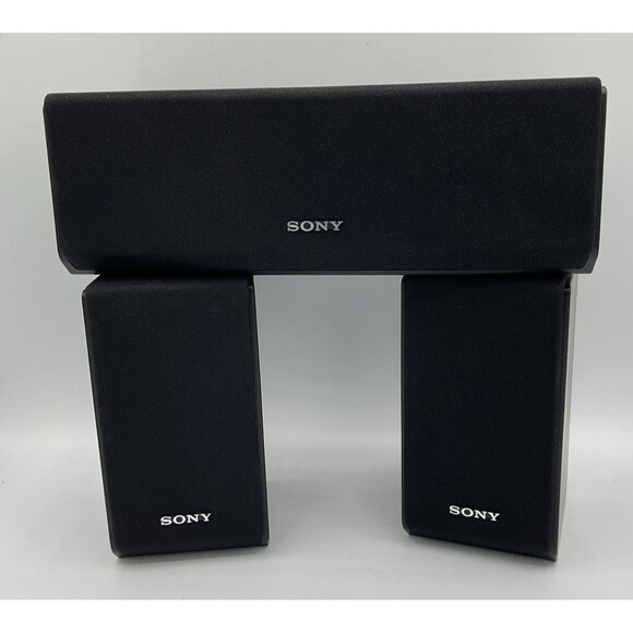 SONY SS-SRP1200 x2 and SS-CNP1200 Center Channel Speaker ~ 3 Speaker Set. Tested - Picture 3 of 12